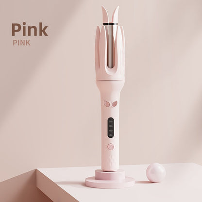 Fully automatic curling iron with large waves and negative ions