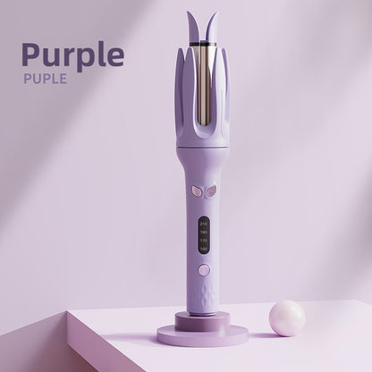 Fully automatic curling iron with large waves and negative ions