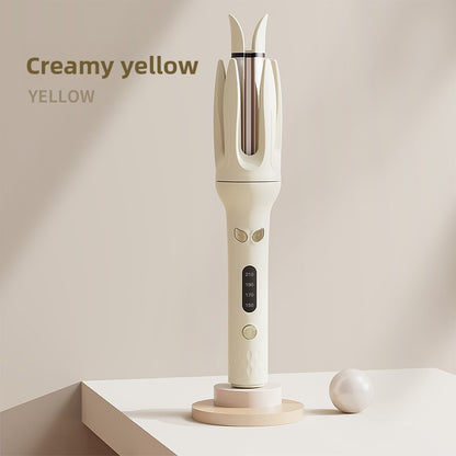Fully automatic curling iron with large waves and negative ions
