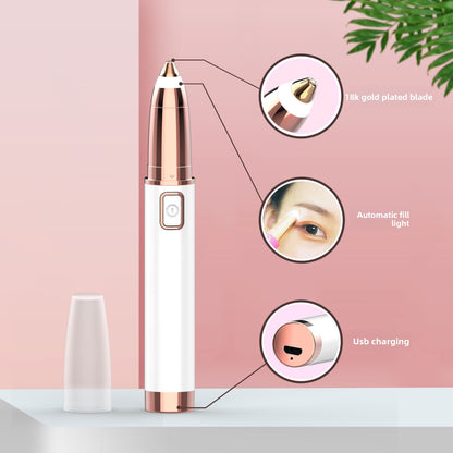 Fully automatic eyebrow trimmer