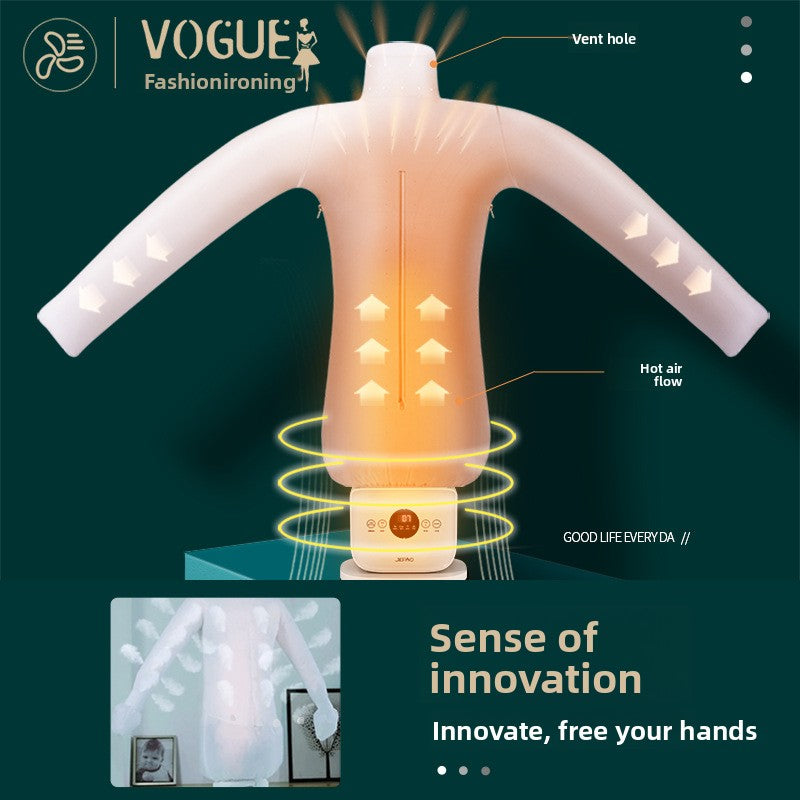 Fully automatic human-shaped garment steamer