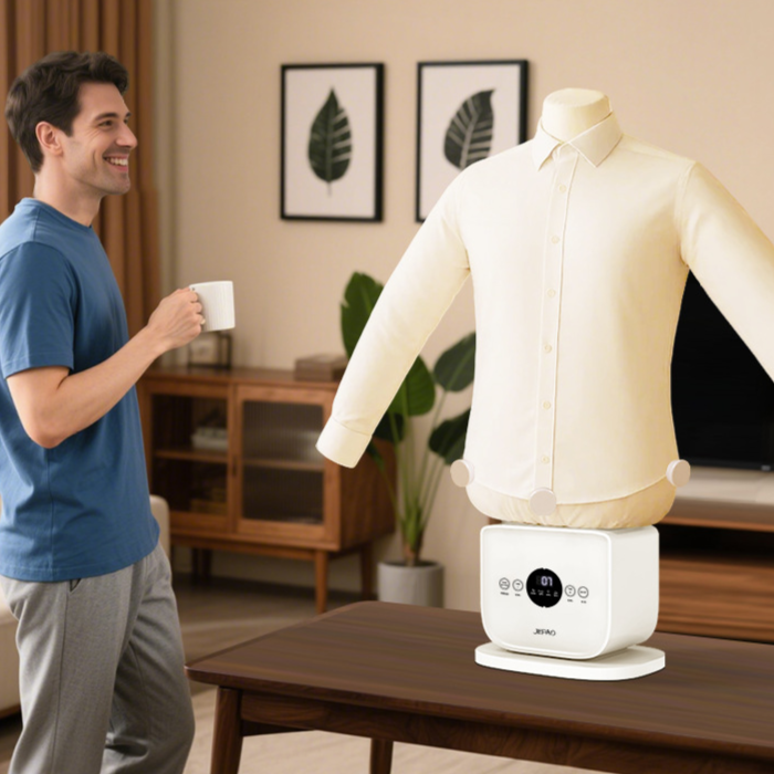 Fully automatic human-shaped ironing machine