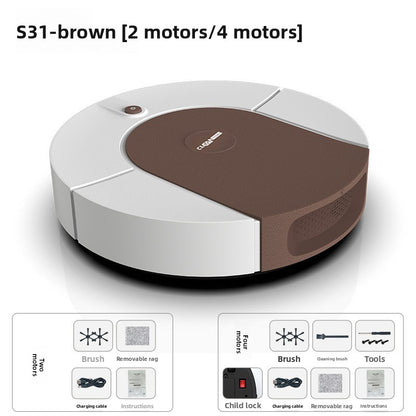 Fully Automatic Intelligent Sweeping Mopping Vacuum Cleaning Robot