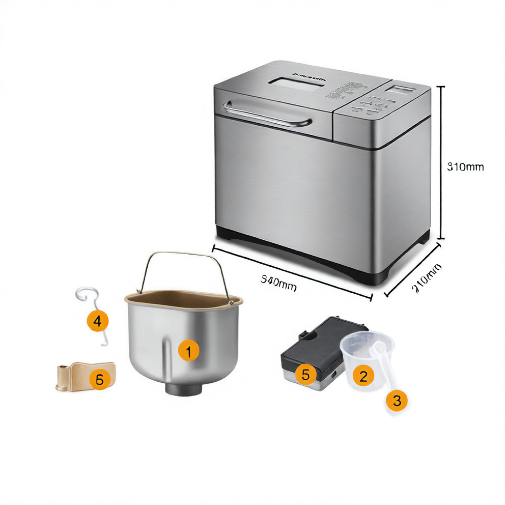 Fully automatic kneader mixer