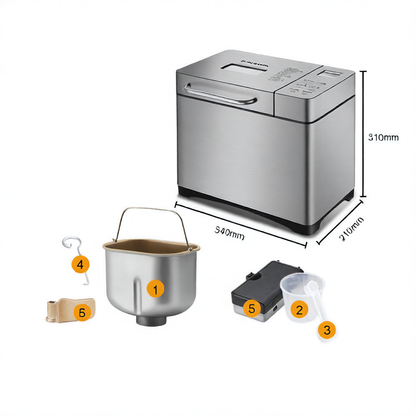 Fully automatic kneader mixer