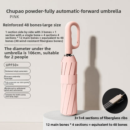 Fully automatic large-sized folding umbrella