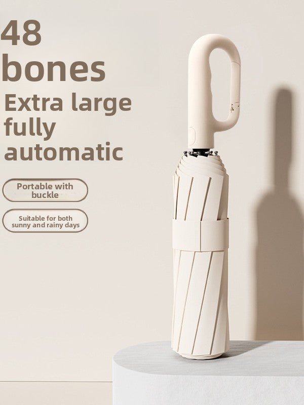 Fully automatic large-sized folding umbrella