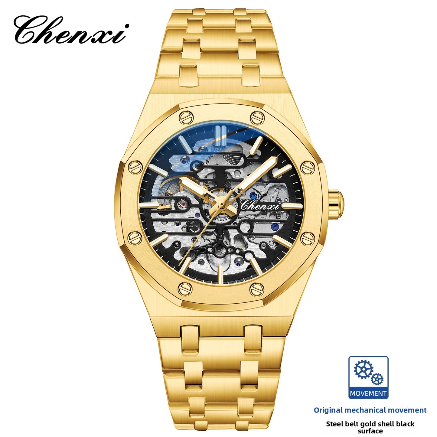 Fully automatic mechanical watch