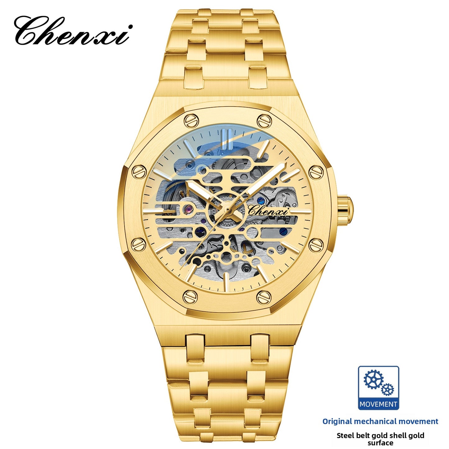 Fully automatic mechanical watch