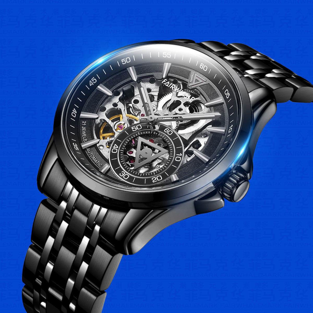 Fully automatic mechanical wristwatch