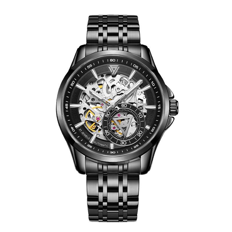 Fully automatic mechanical wristwatch