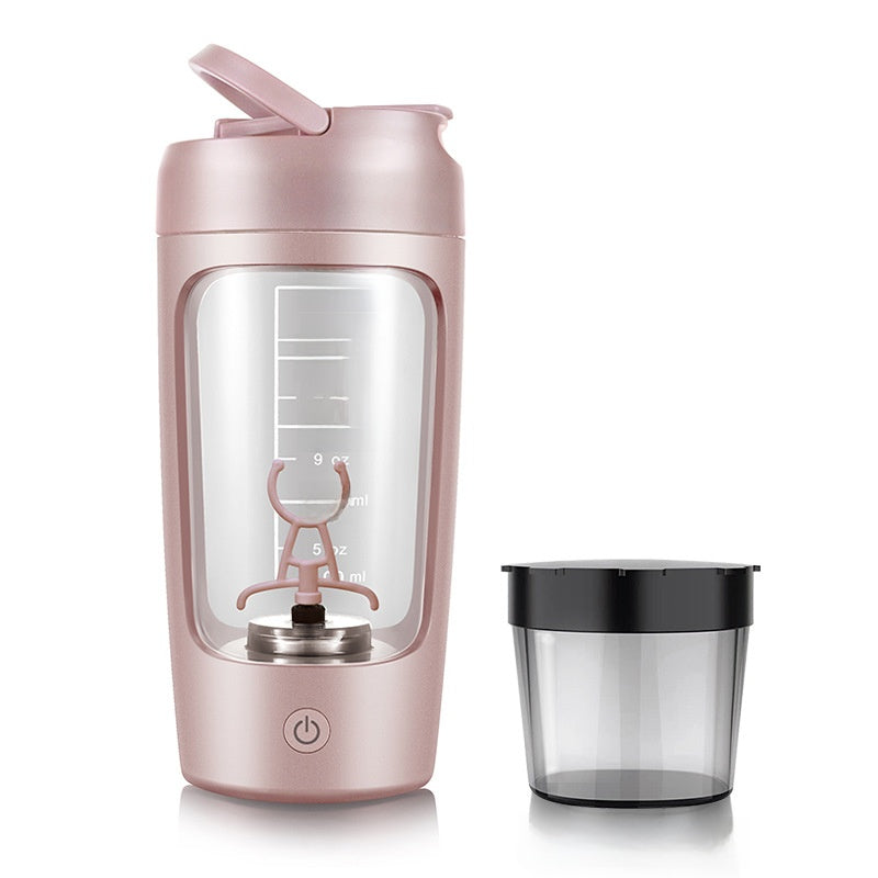 Fully automatic mixing cup with charging function