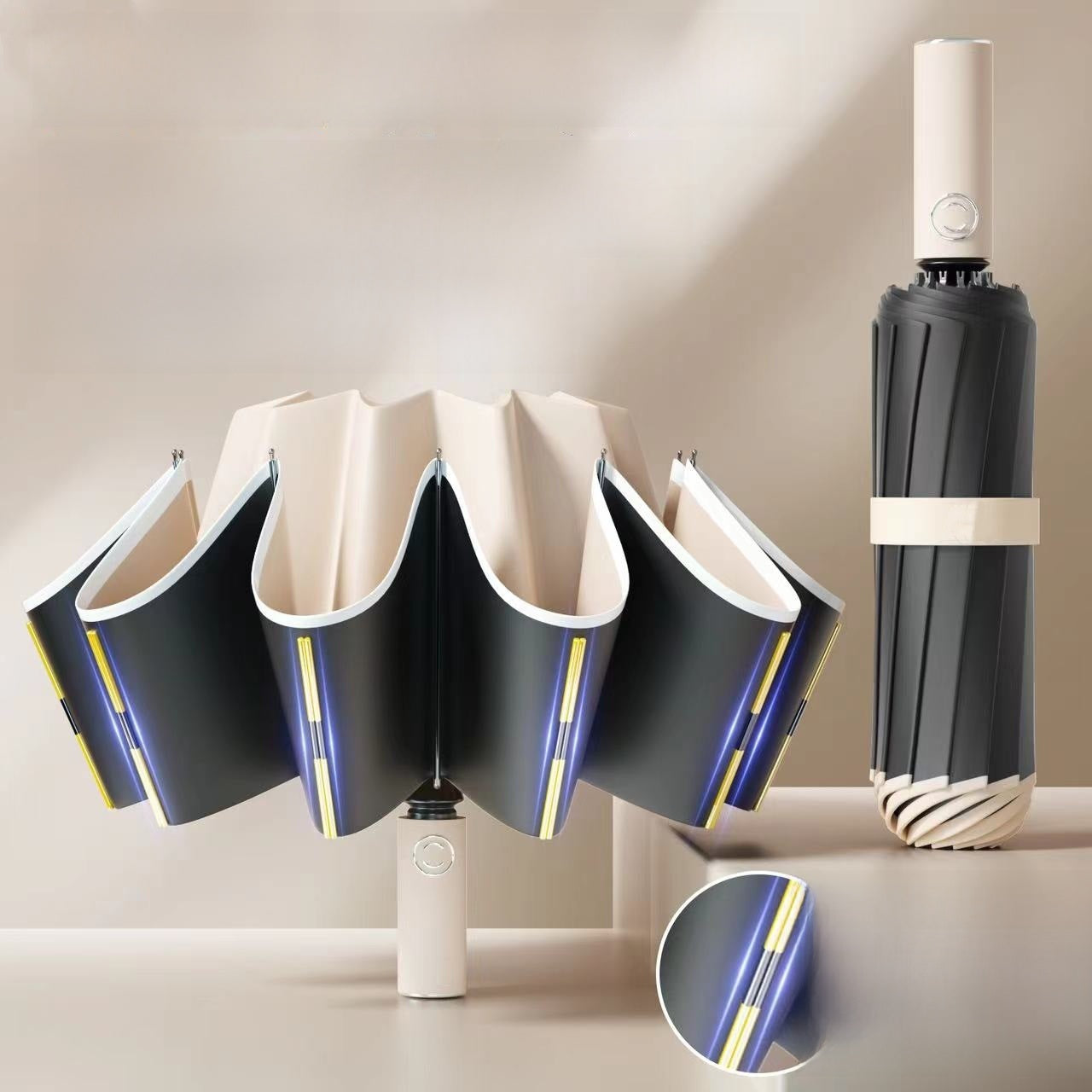 Fully Automatic Reverse Umbrella
