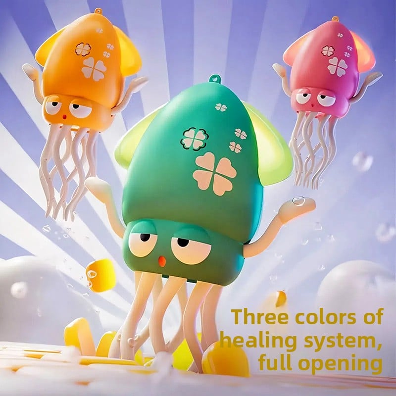 Fun audio-visual electric dancing octopus
