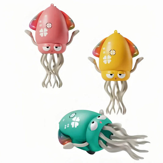 Fun audio-visual electric dancing octopus