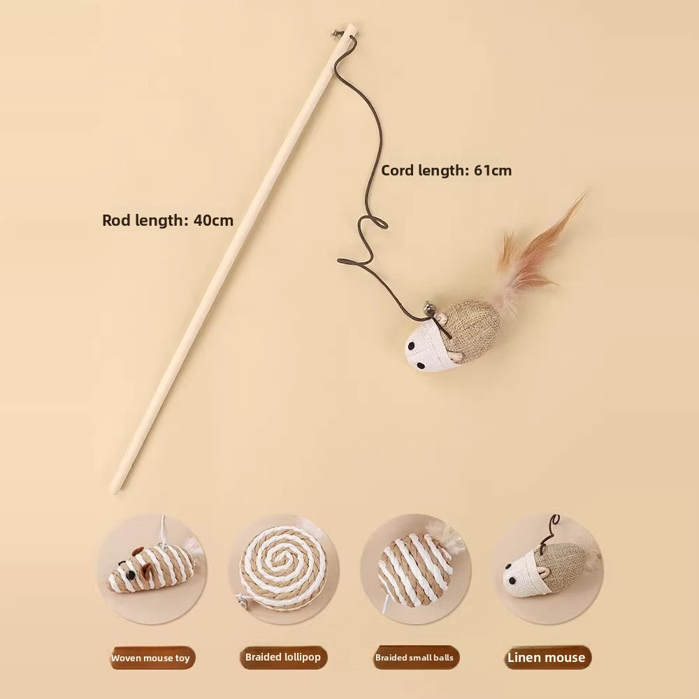 Fun cat stick