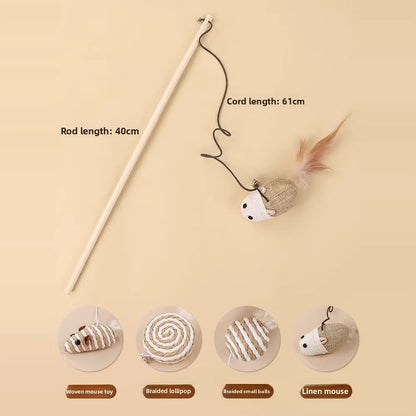 Fun cat stick