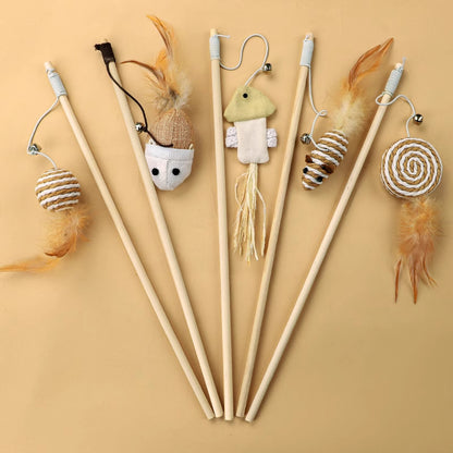 Fun cat stick