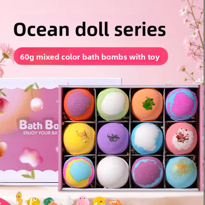 Fun Shaped Bath Balls with Bubble Effect