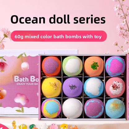 Fun Shaped Bath Balls with Bubble Effect