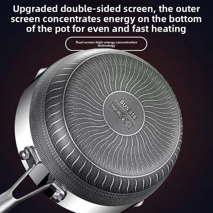 Functional stir-fry pan