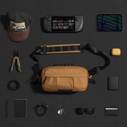Functional Waterproof Rhombus Chest Bag