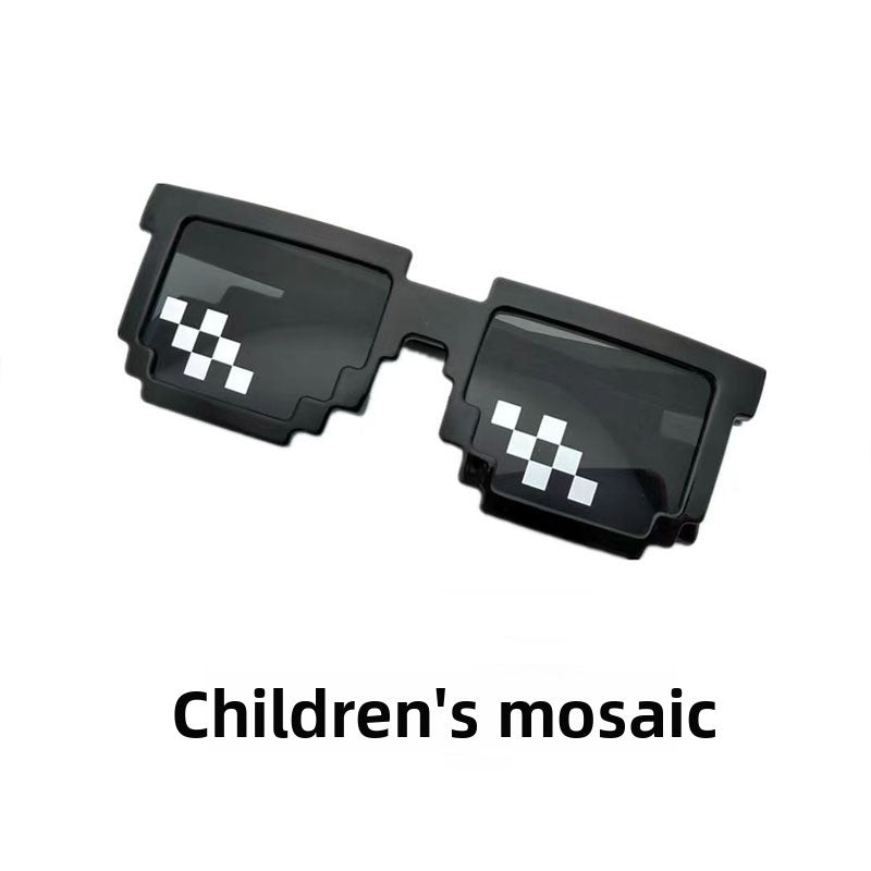 Funny Pixel Mosaic Sunglasses