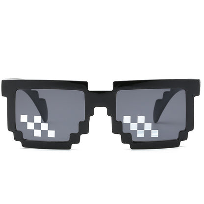 Funny Pixel Mosaic Sunglasses
