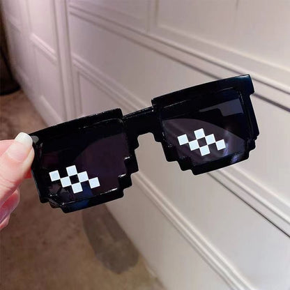 Funny Pixel Mosaic Sunglasses