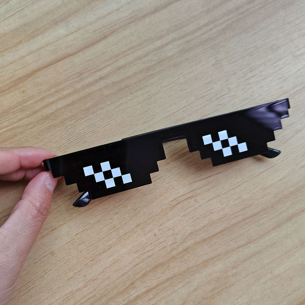 Funny Pixel Mosaic Sunglasses