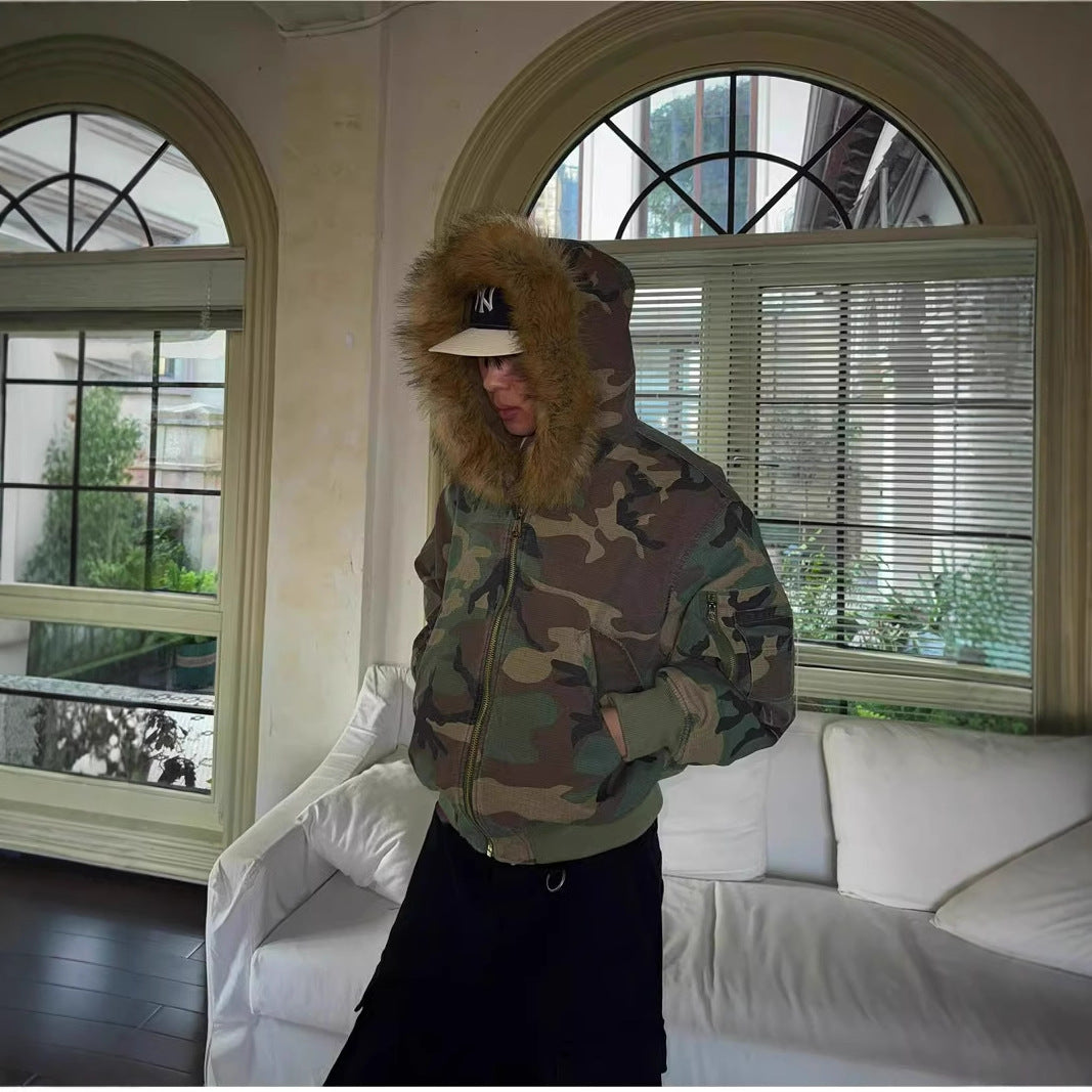 Fur Collar Coat