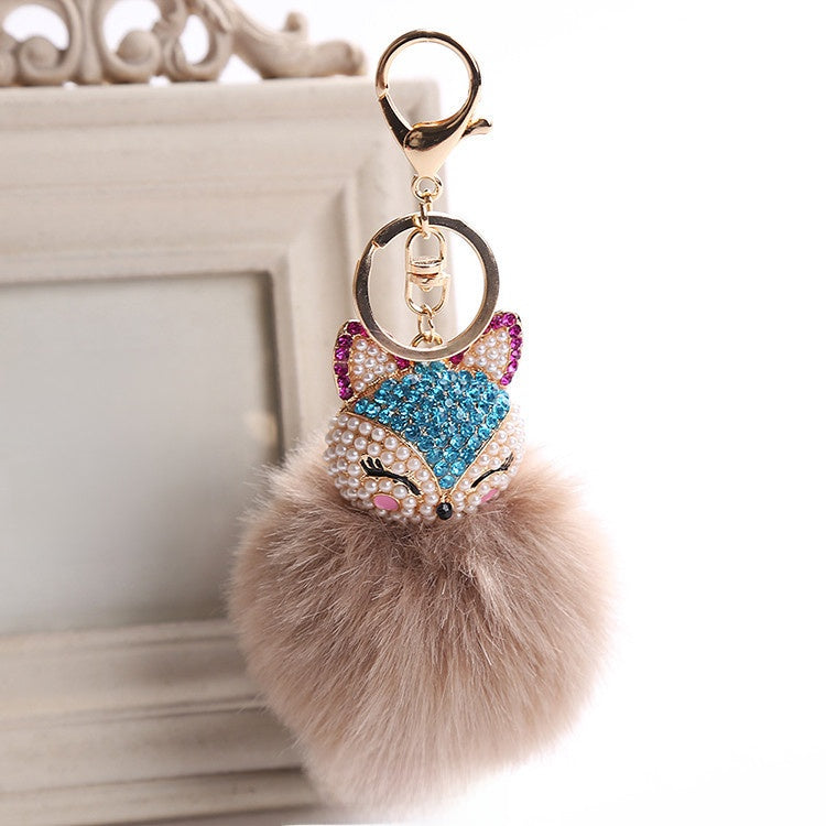 Fur Pendant Keychain
