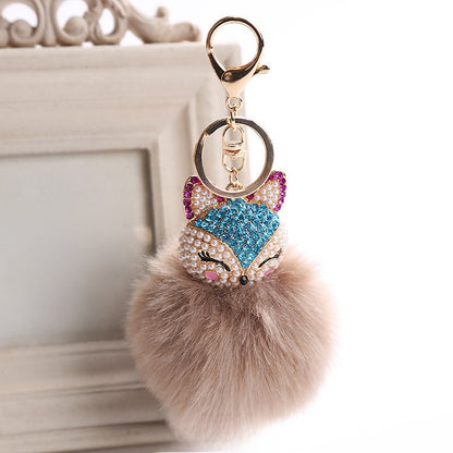 Fur Pendant Keychain