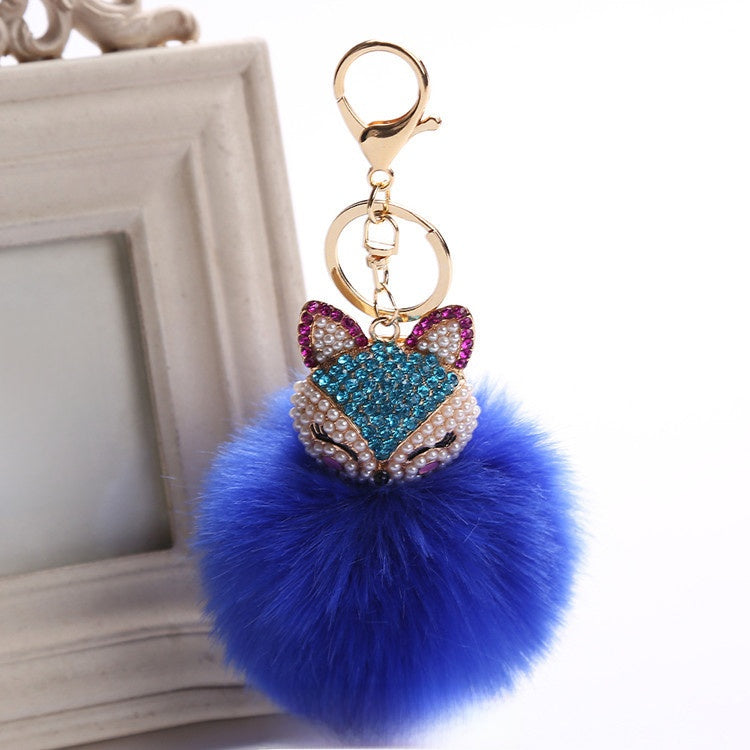 Fur Pendant Keychain