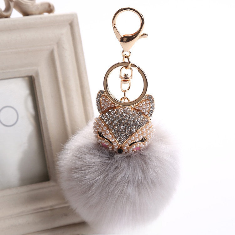 Fur Pendant Keychain