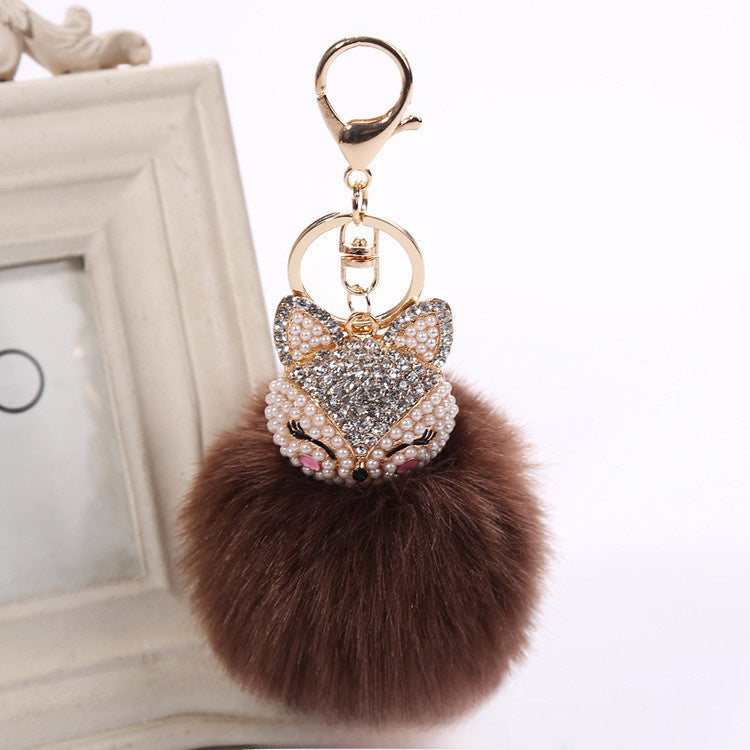 Fur Pendant Keychain