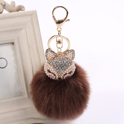 Fur Pendant Keychain