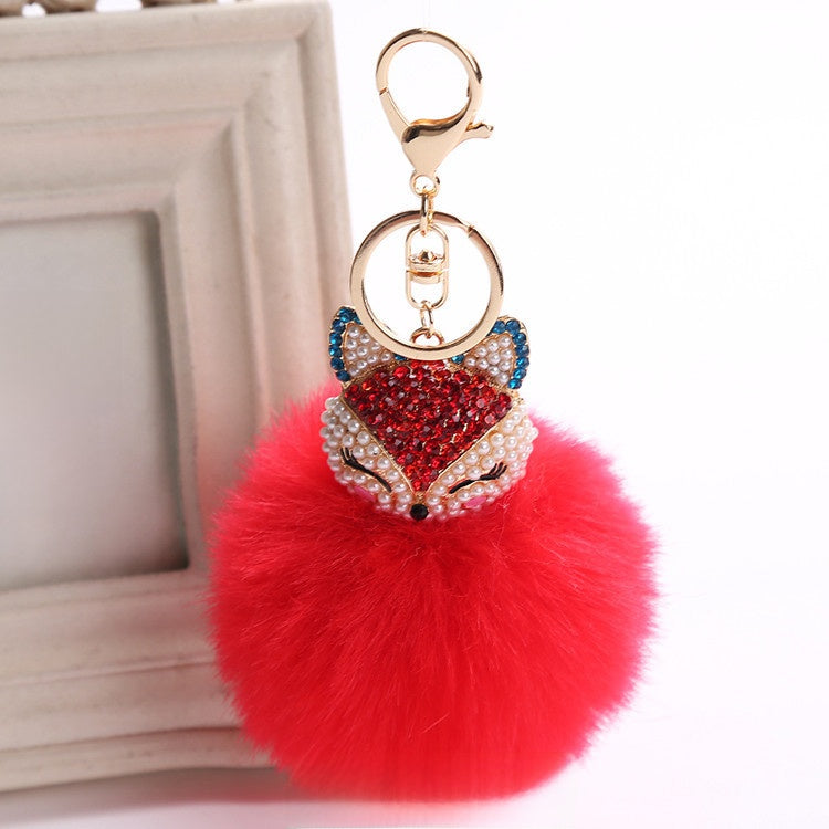 Fur Pendant Keychain
