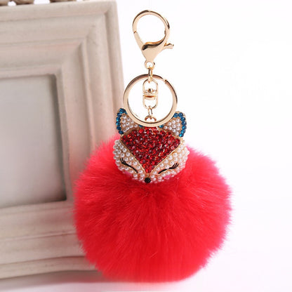 Fur Pendant Keychain