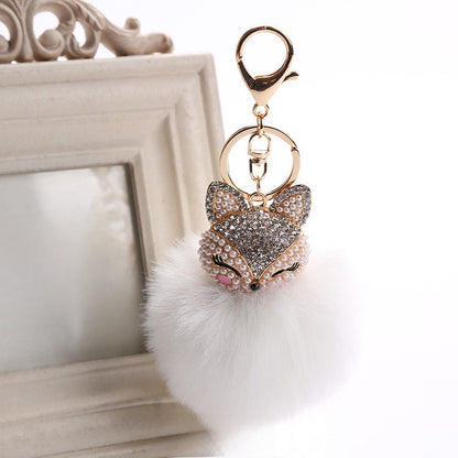 Fur Pendant Keychain