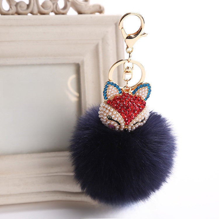 Fur Pendant Keychain