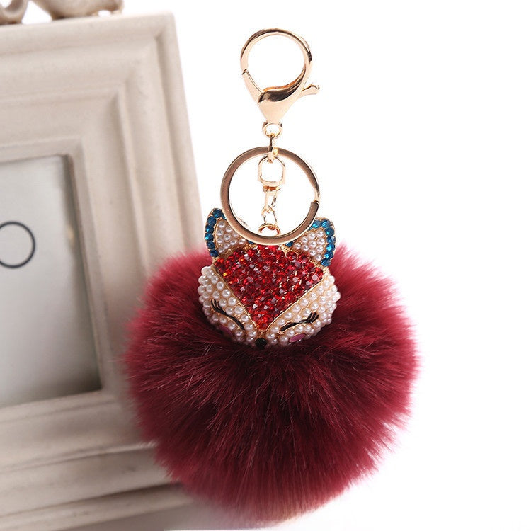 Fur Pendant Keychain