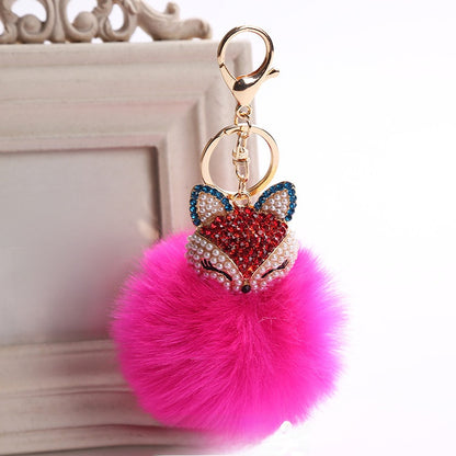 Fur Pendant Keychain