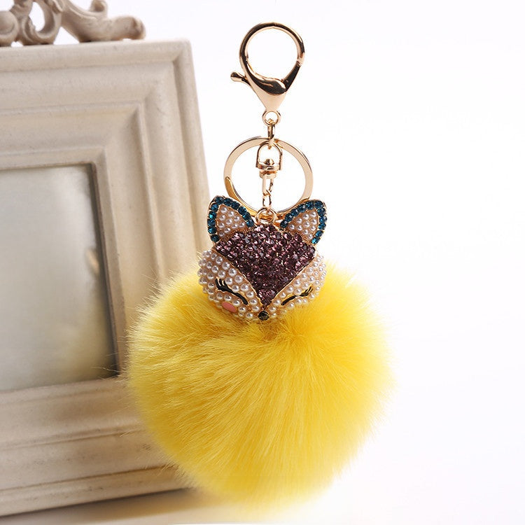 Fur Pendant Keychain
