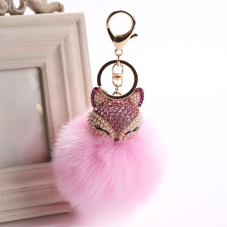 Fur Pendant Keychain
