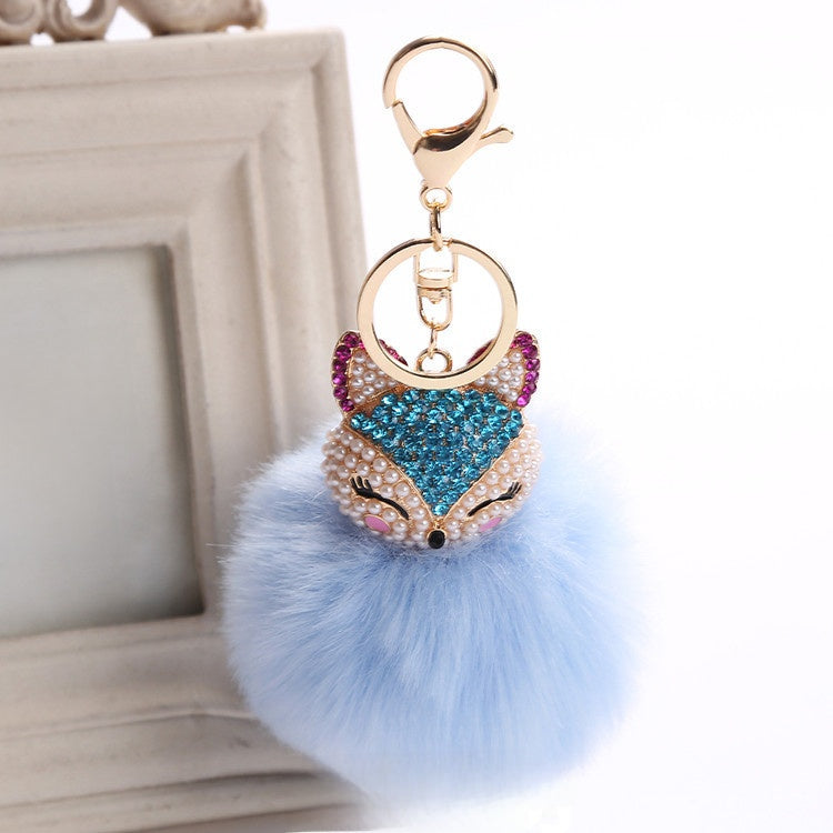 Fur Pendant Keychain