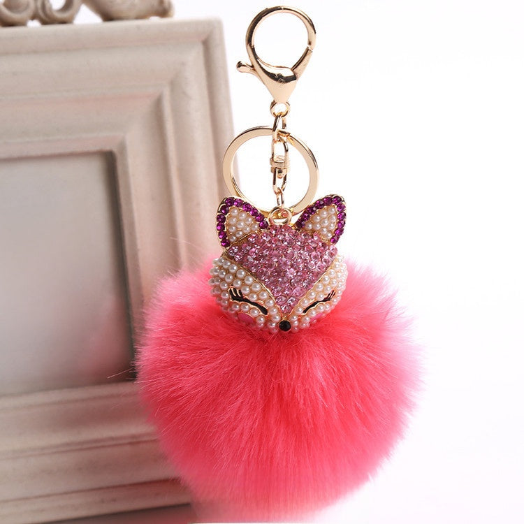 Fur Pendant Keychain