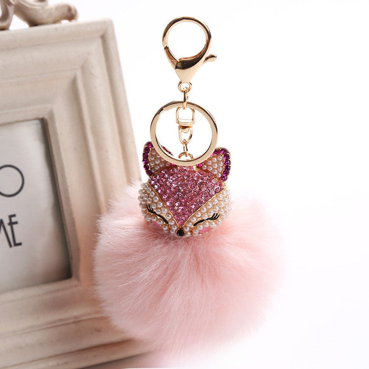 Fur Pendant Keychain