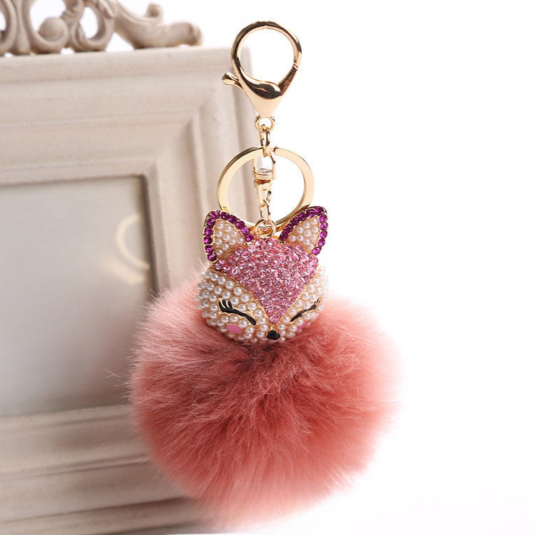 Fur Pendant Keychain