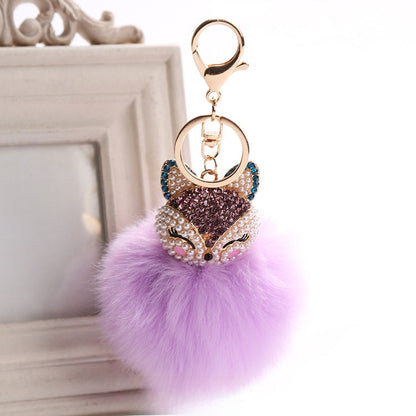 Fur Pendant Keychain